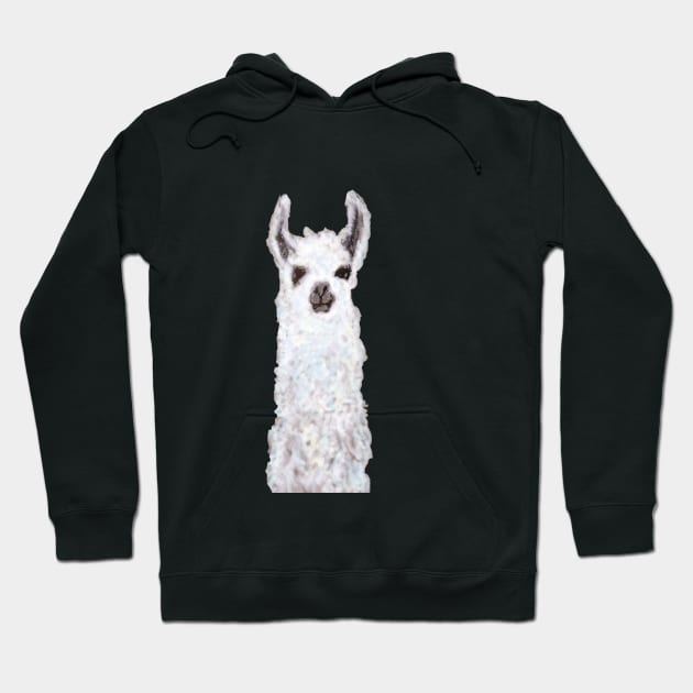 llama Hoodie by Kuhtina